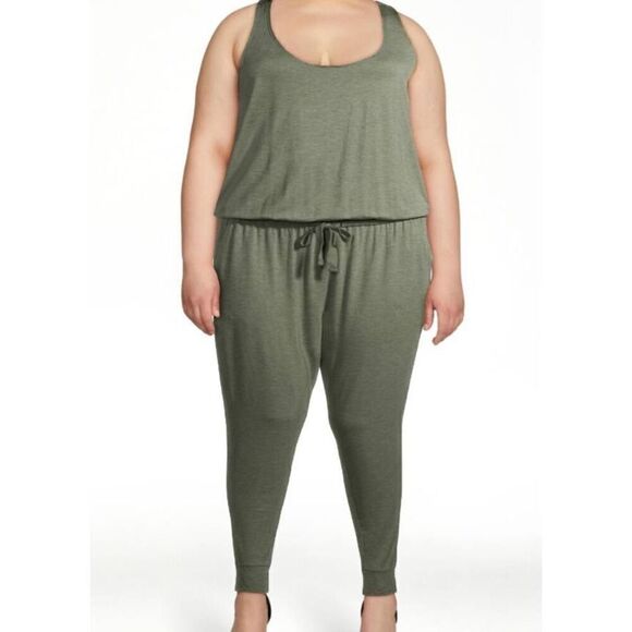 Secret Treasure 2X (18W-20W) GREY jumpsuit - Picture 1 of 7